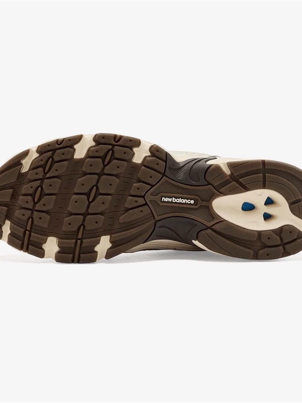 New Balance Women's Cream and Brown Running Sneakers - Picture 7 of 8
